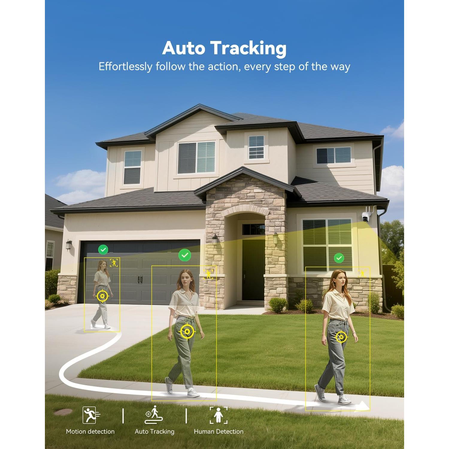 Sistema de Cámara de Seguridad Inalámbrica Jennov 5MP NVR 8CH