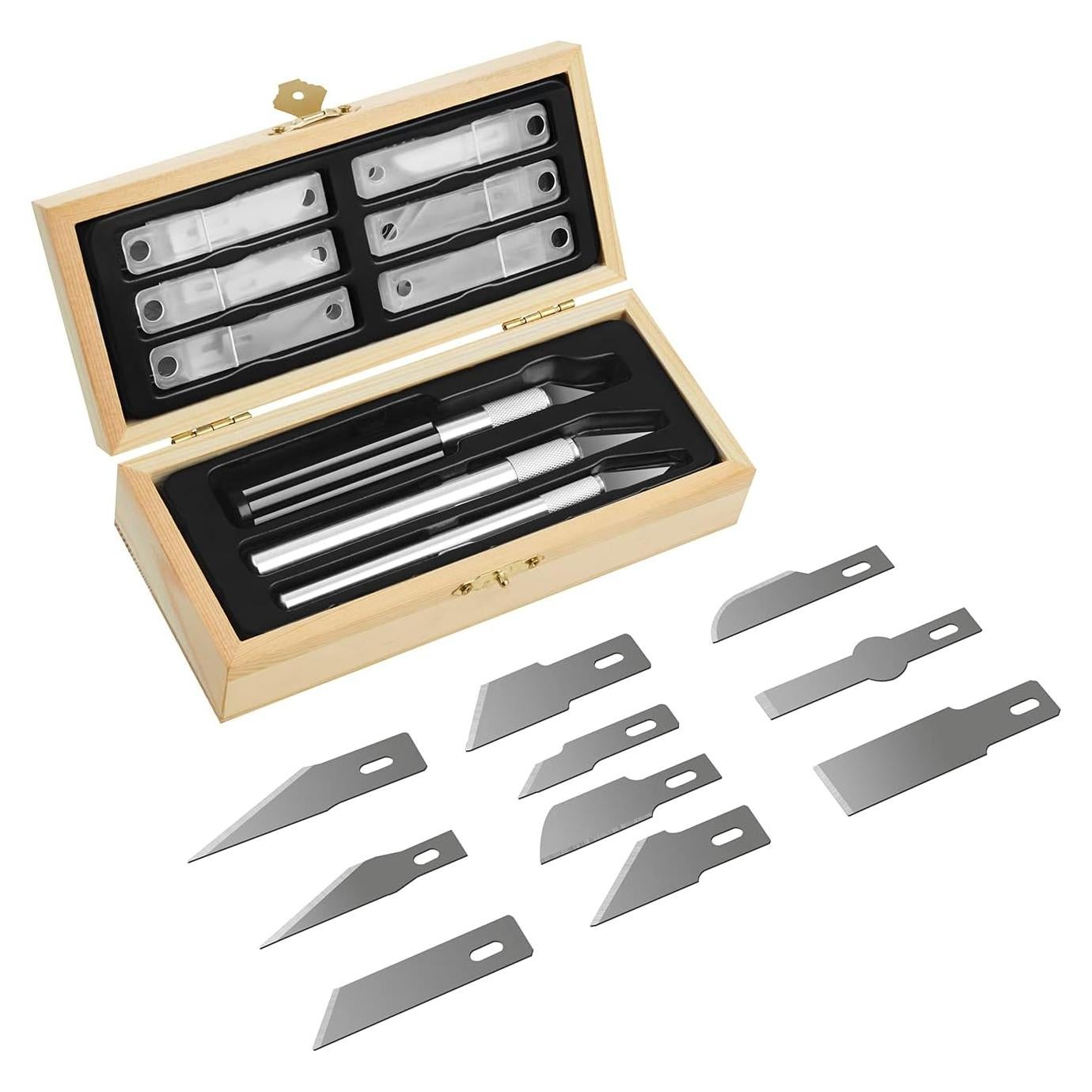 Juego de cuchillos de precisión Headley Tools 38 piezas