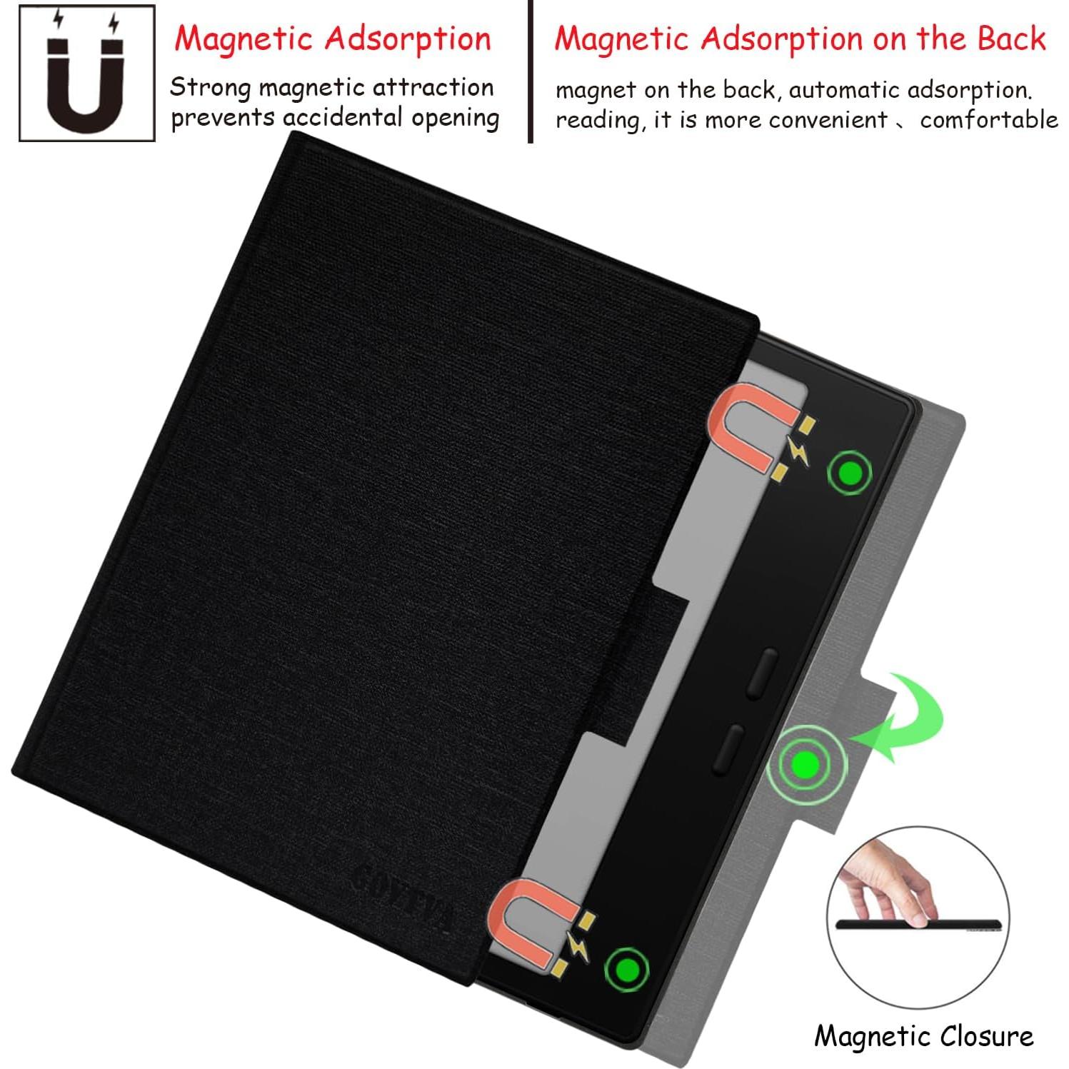Funda Magnética GOVTVA para Tableta Onyx Boox Go 7 - Negro