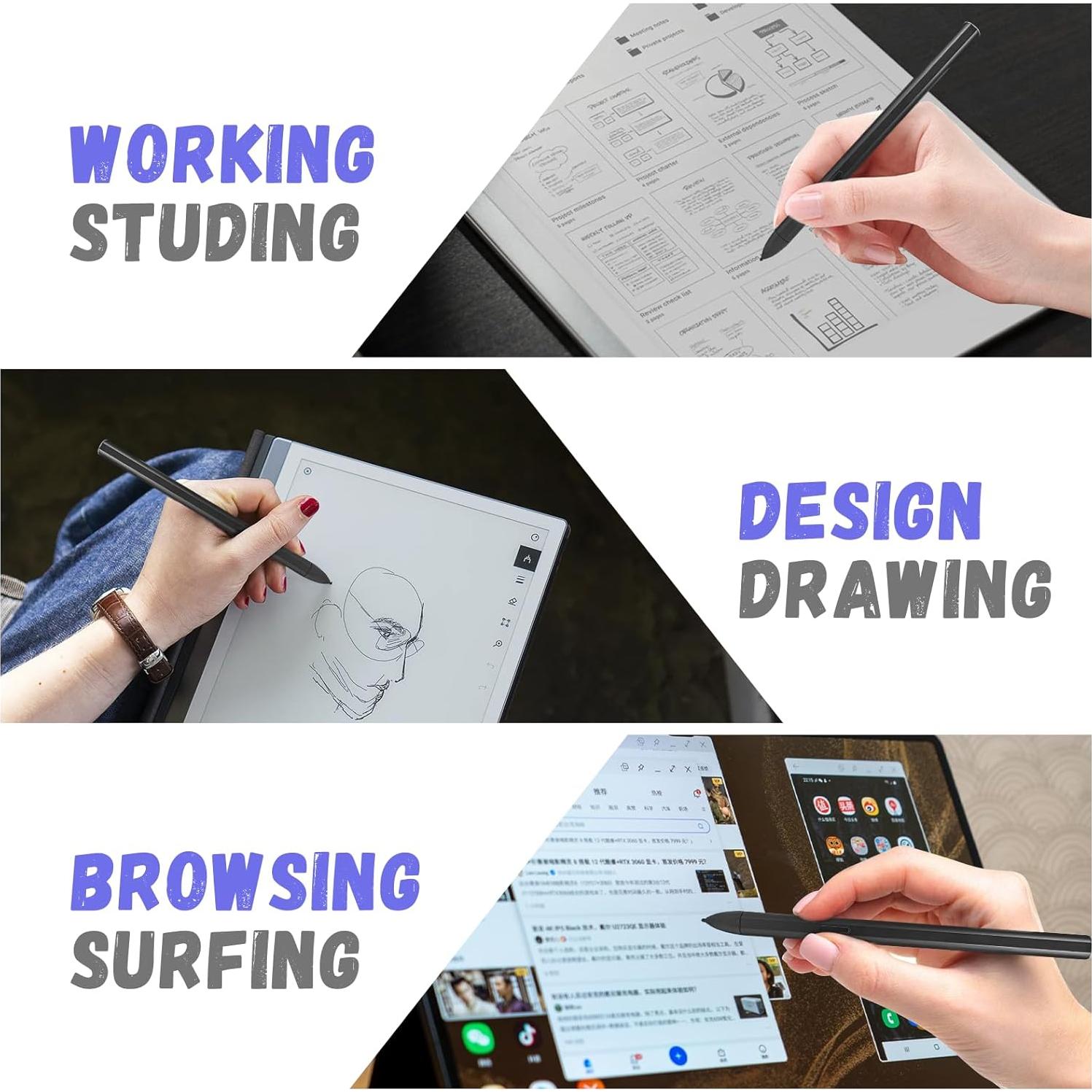 Stylus Pen Rsepvwy para Samsung Galaxy Tab S9 y S8 - Borrador Digital