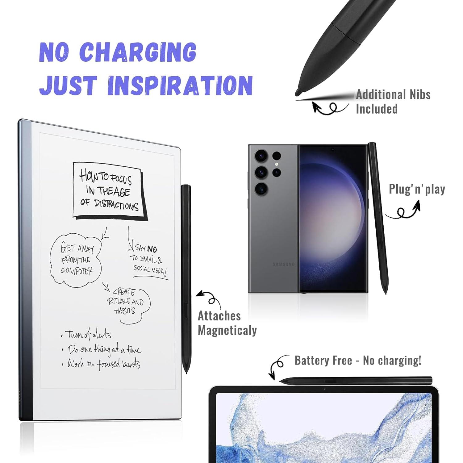 Stylus Pen Rsepvwy para Samsung Galaxy Tab S9 y S8 - Borrador Digital