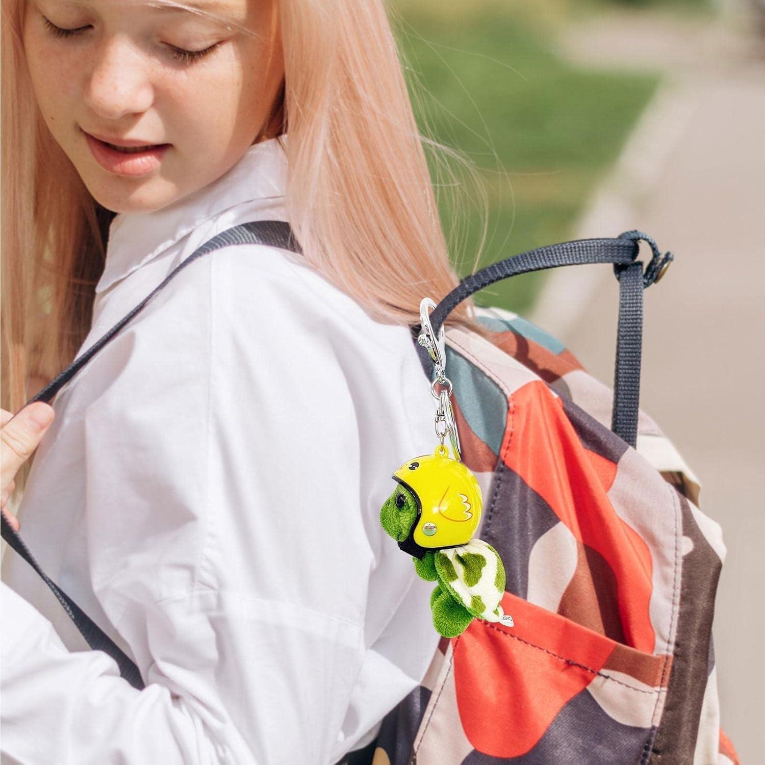 Llavero de Tortuga Marina de Peluche Jizlan Amarillo 22g