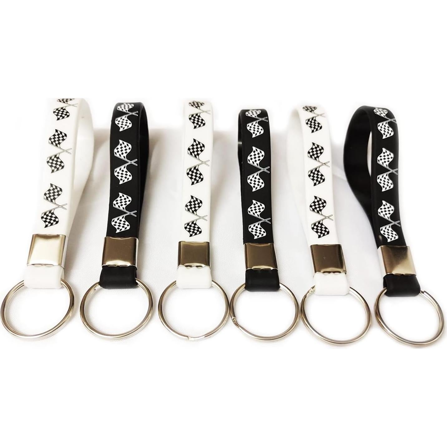 Llaveros de Silicona Temática de Carreras 24PCS Oringaga