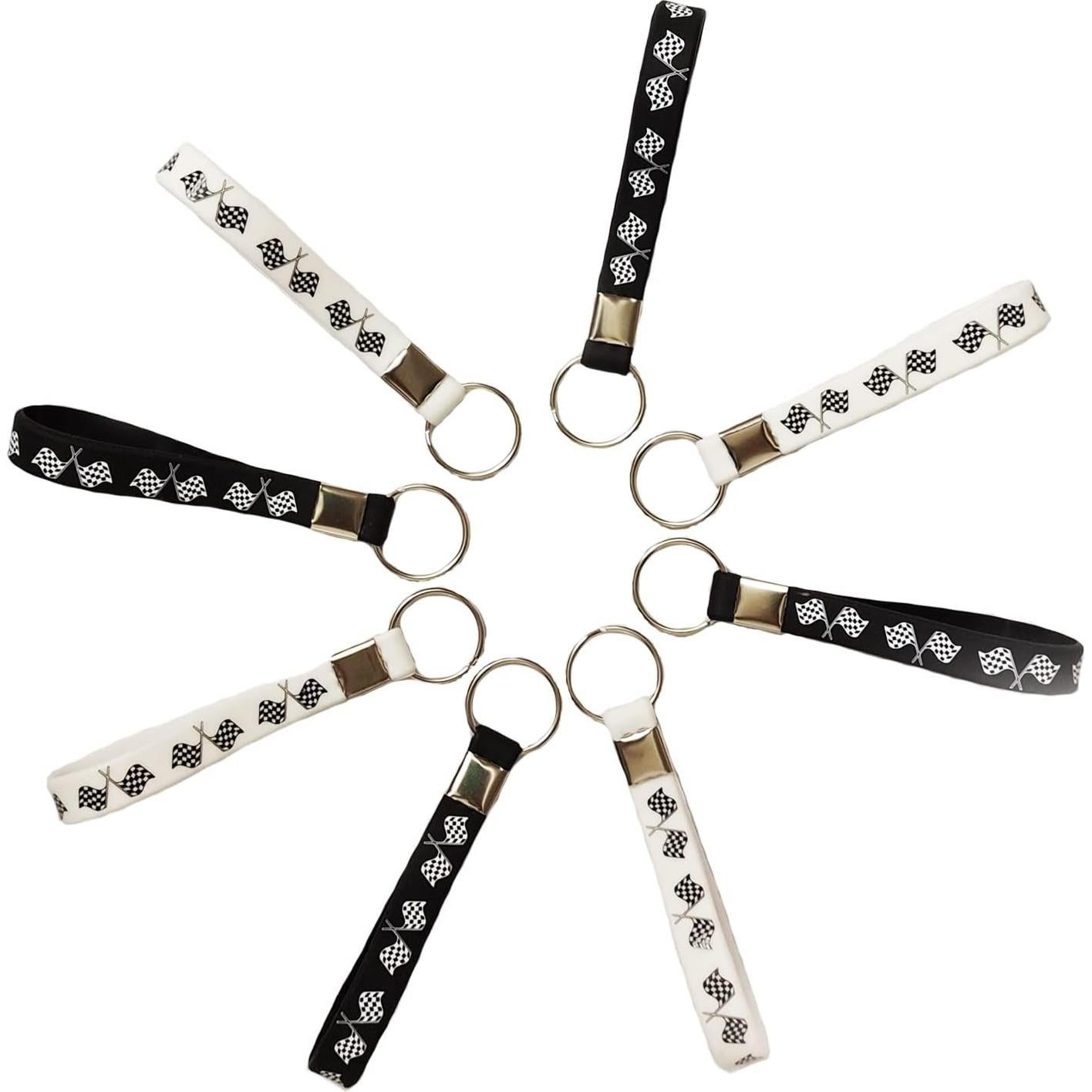 Llaveros de Silicona Temática de Carreras 24PCS Oringaga