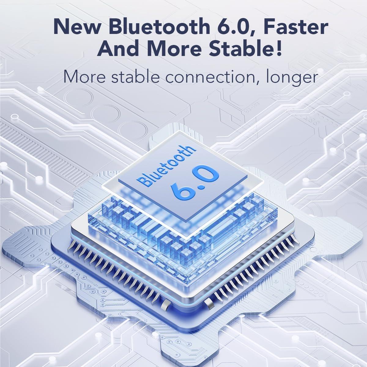 Auriculares de Traducción Inalámbricos NE20 - 6 Modos, 135 Idiomas, 60H Reproducción, Pantalla Táctil LCD