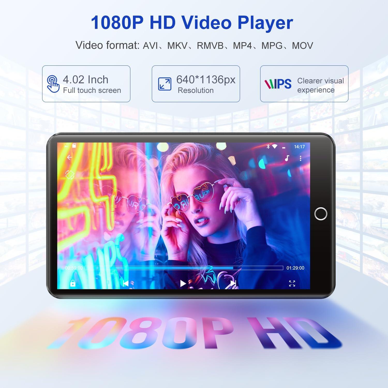 Reproductor MP3 Conrain M301-Pro 96GB Bluetooth WiFi Pantalla 4.02"