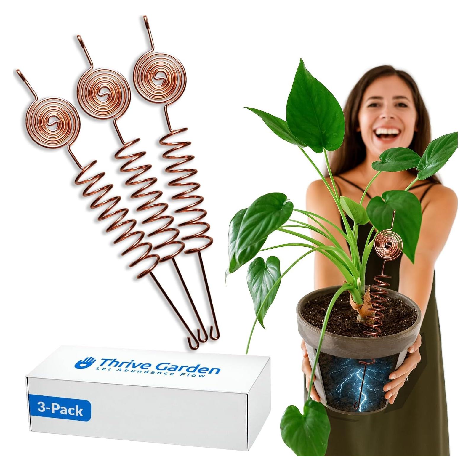 Kit de Antenas de Jardinería Thrive Garden - 3 Bobinas de Cobre 10 AWG