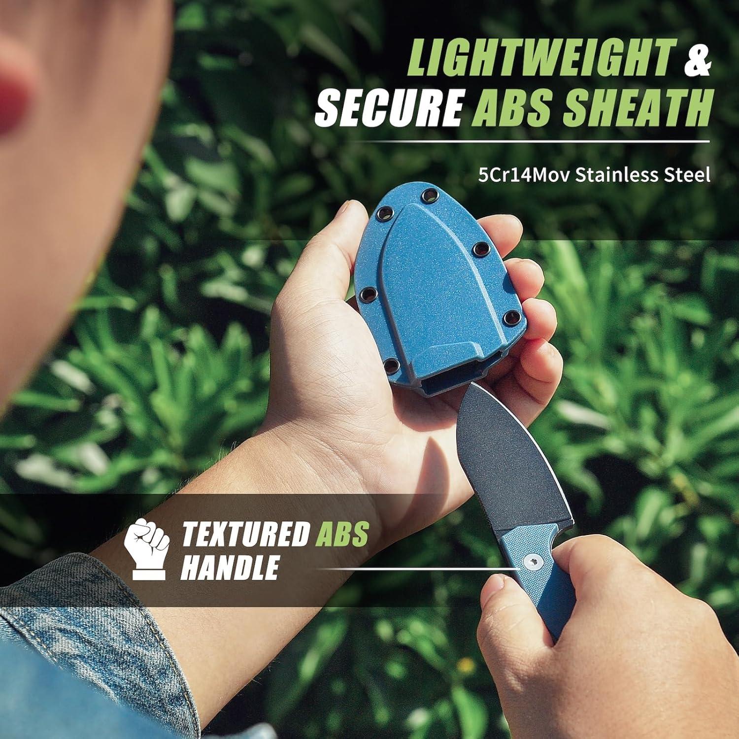 Cuchillo de Cuello SPITZKANTE P-DA 14 cm Acero Inoxidable EDC