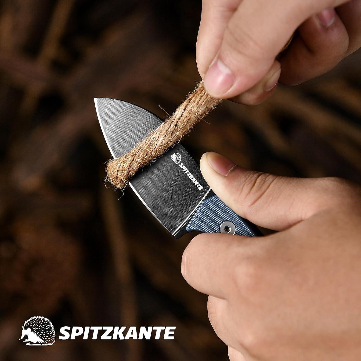 Cuchillo de Cuello SPITZKANTE P-DA 14 cm Acero Inoxidable EDC