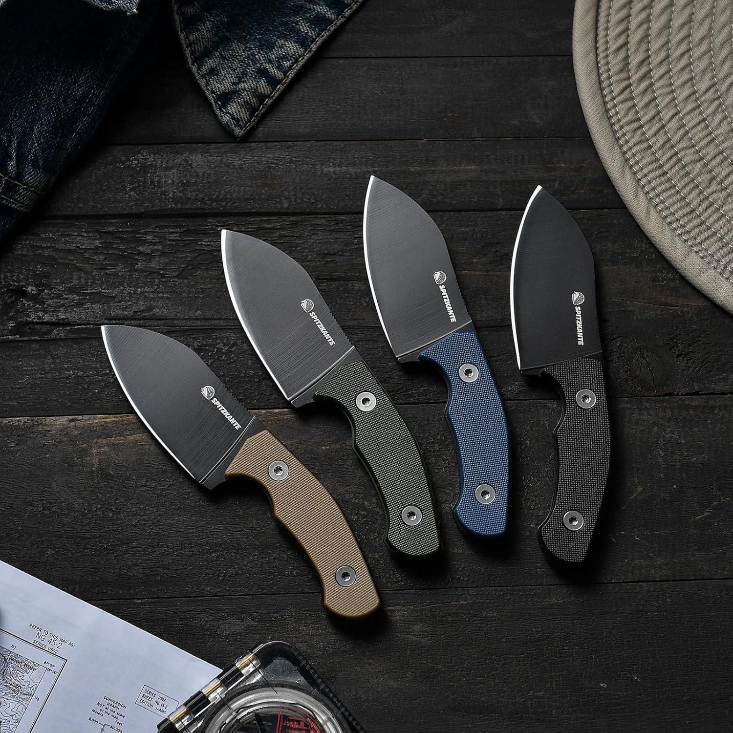 Cuchillo de Cuello SPITZKANTE P-DA 14 cm Acero Inoxidable EDC