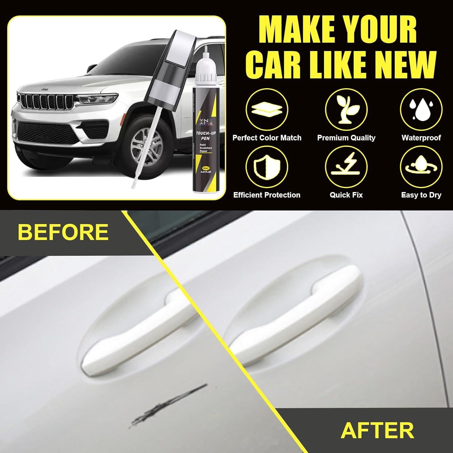 Pintura de Retoque XNA Plata Zynith 12ml para Jeep