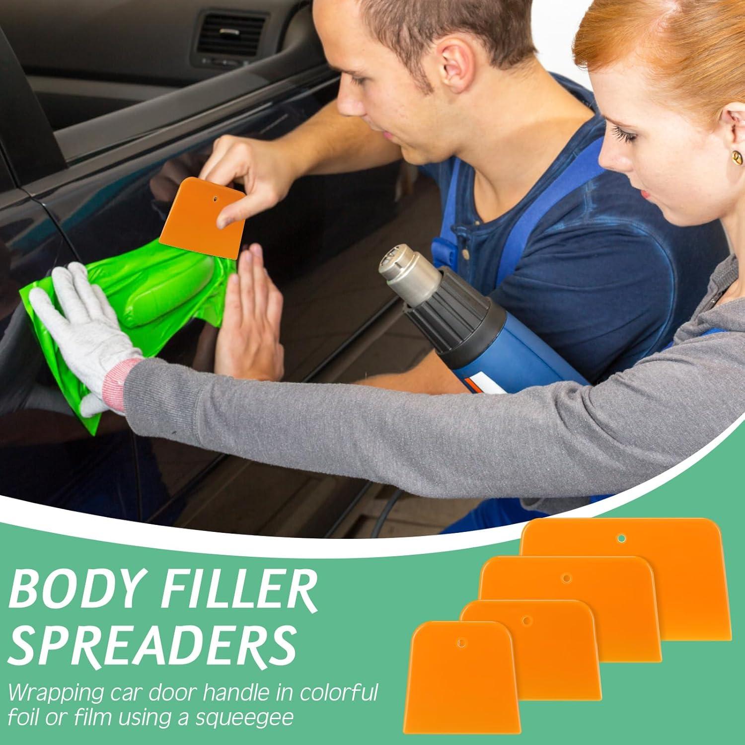 Espátulas de Relleno de Carrocería Frienda - 12 Piezas, 4 Tamaños