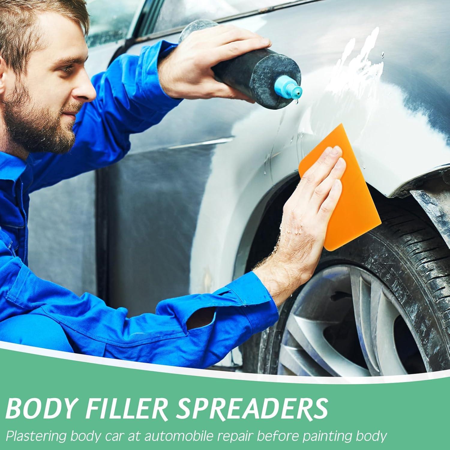 Espátulas de Relleno de Carrocería Frienda - 12 Piezas, 4 Tamaños