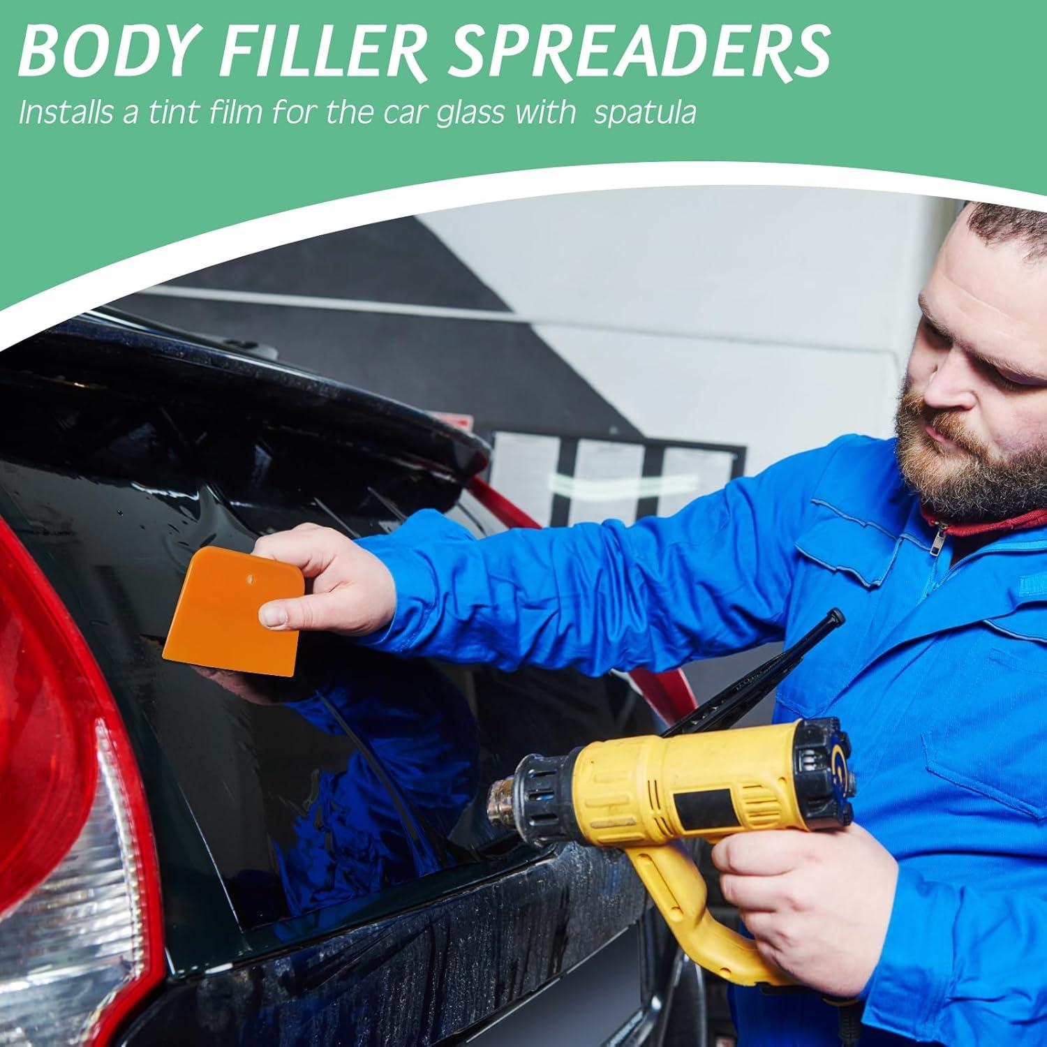 Espátulas de Relleno de Carrocería Frienda - 12 Piezas, 4 Tamaños