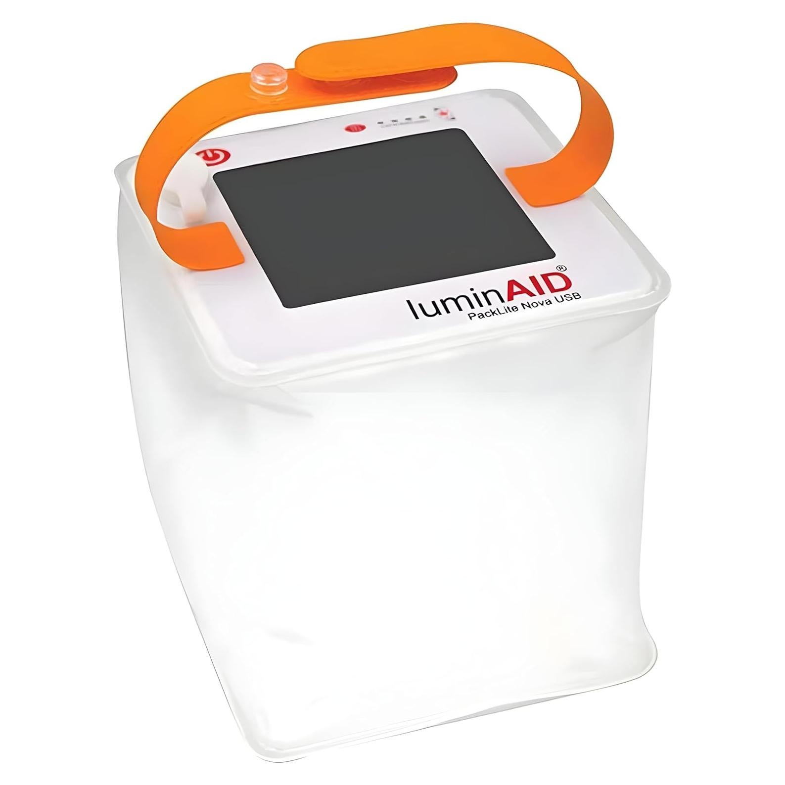 Linterna Solar LuminAID Inflable LED 75 Lúmenes Camping