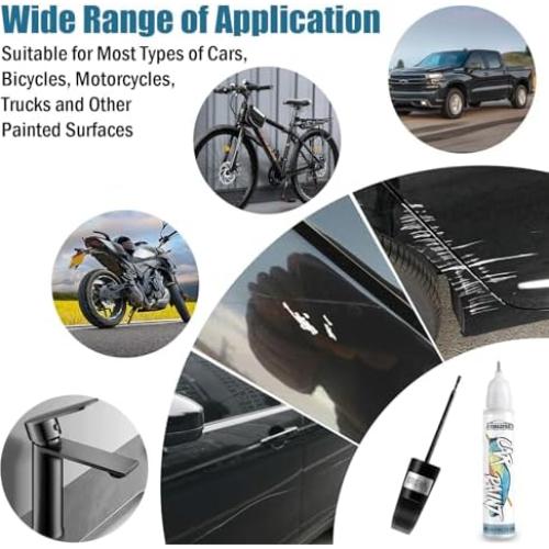 Pintura de Retocado Automotriz Negra FIXEZPRO 19 ml para Rayones