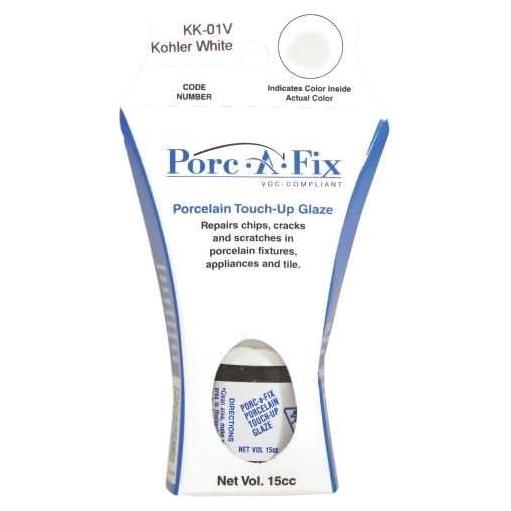 Esmalte de Reparación Porc-a-fix 15cc Blanco Kohler