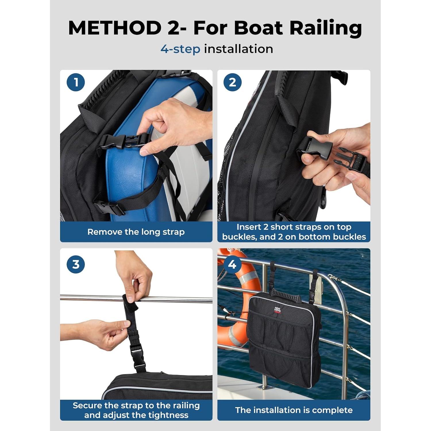 Bolsa de Almacenamiento KEMIMOTO para Barco 45.72x8.89x39.88cm