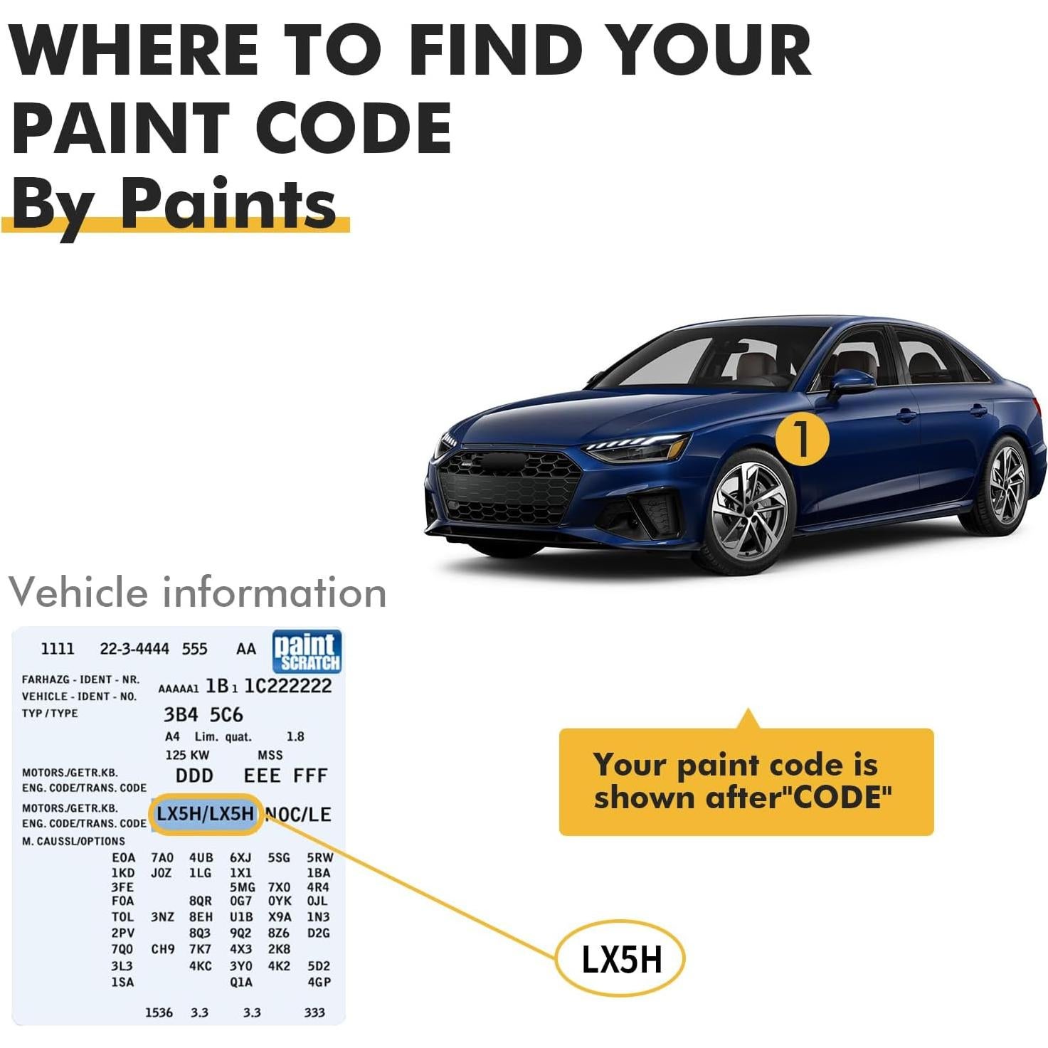 Pintura de Retoque AUDI Navarra Azul LX5H 12ml - Kit Reparación