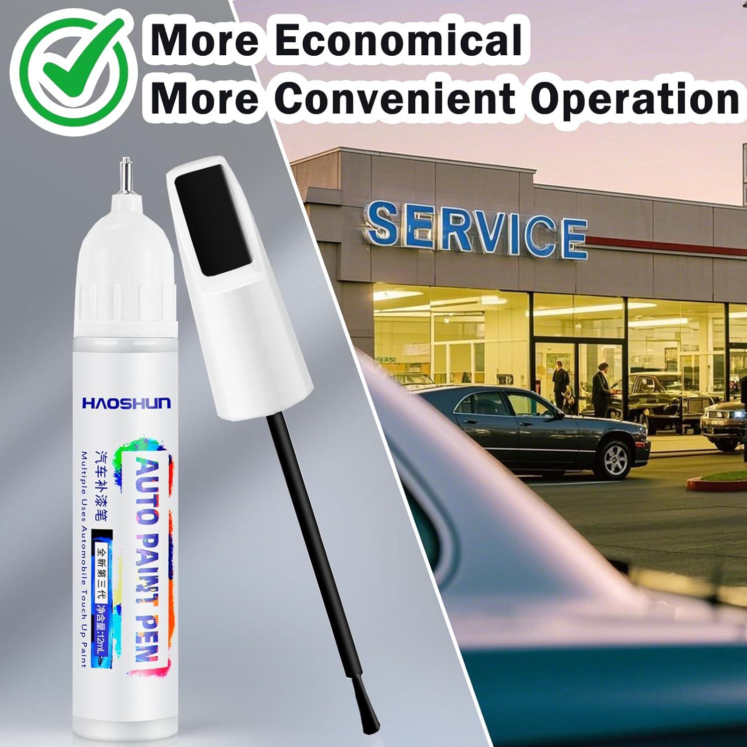 Bolígrafo de Pintura Retoque BXQATMB 12ml Blanco Metálico