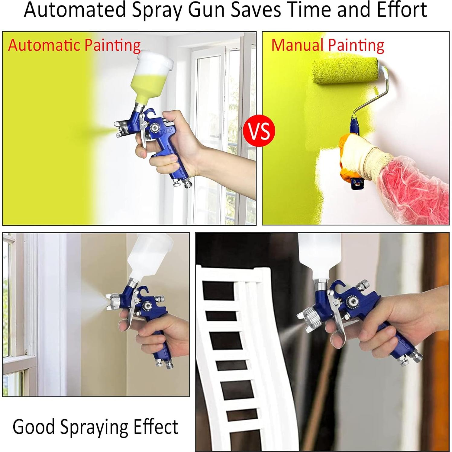 Pistola de Pulverización HVLP Tosucs H2000 1.0mm 125ml