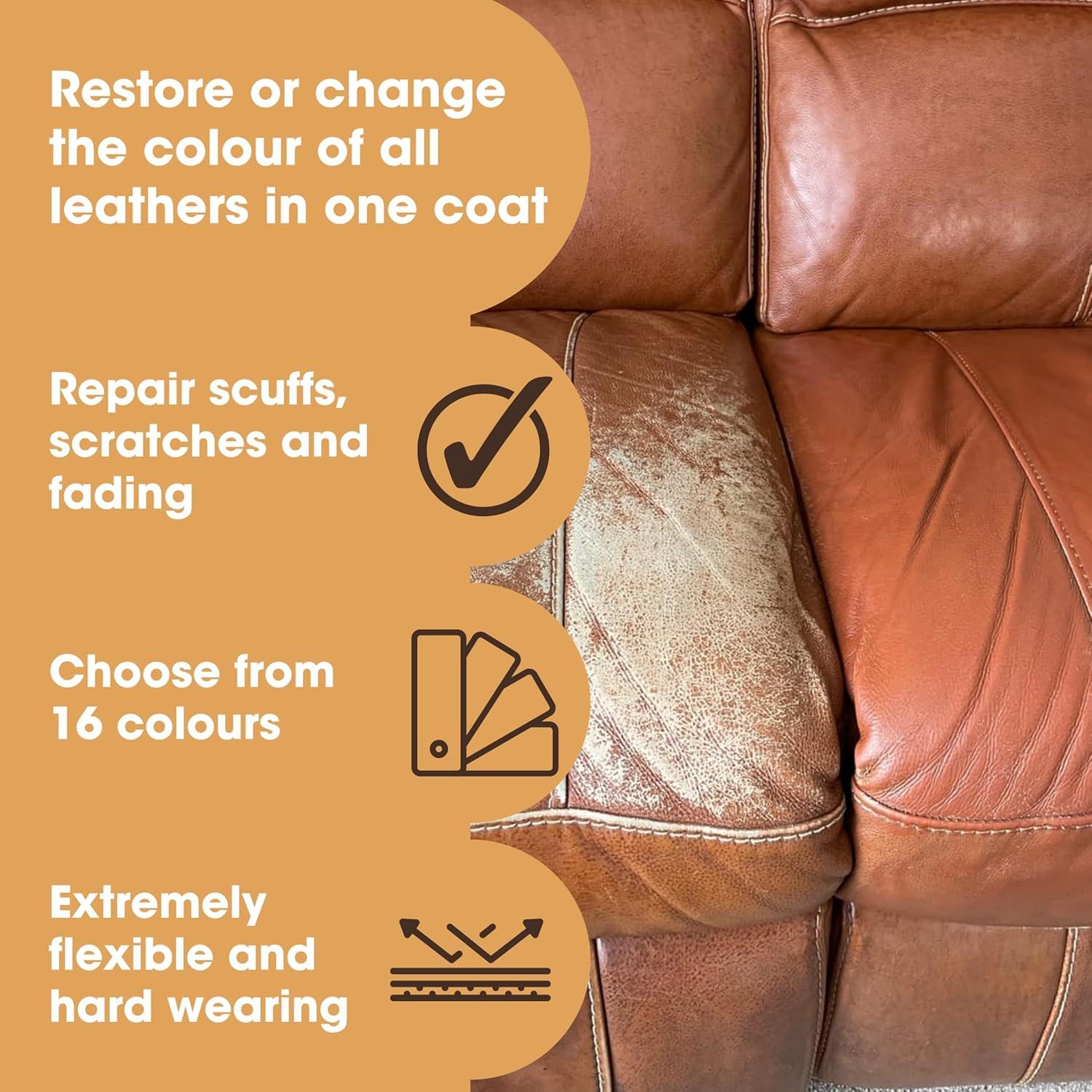 Pintura para Reparación de Cuero Furniture Clinic 50ml Marfil