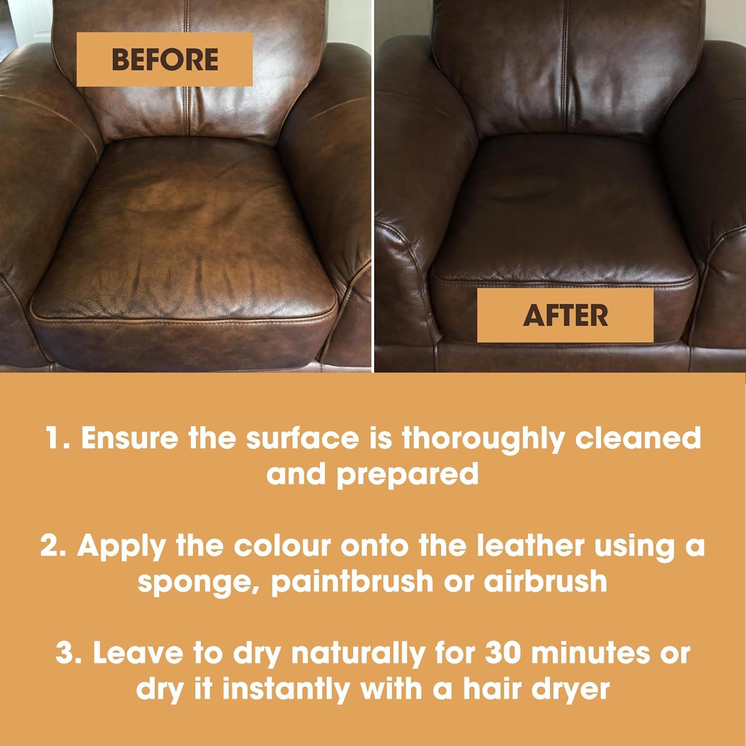 Pintura para Reparación de Cuero Furniture Clinic 50ml Marfil