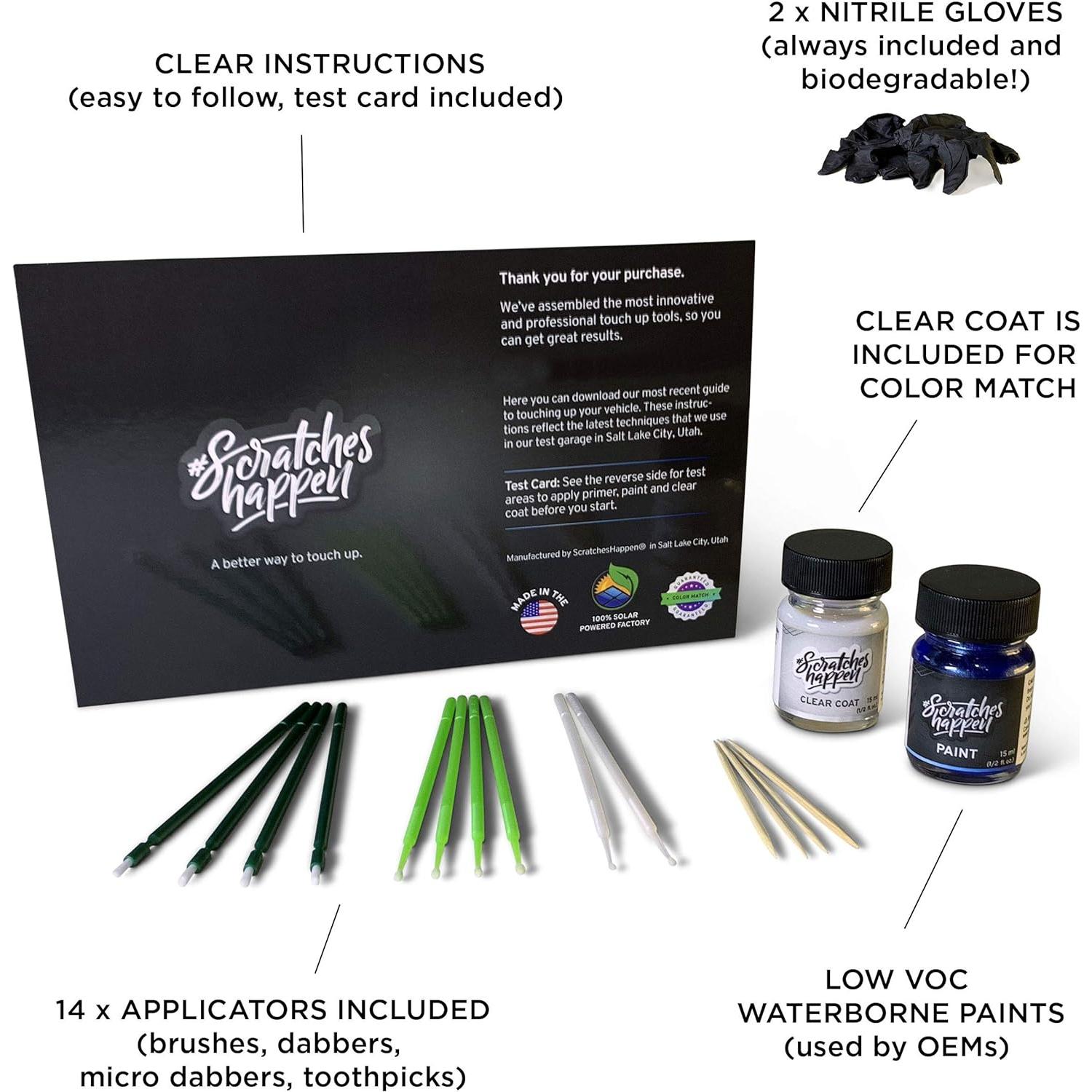 Kit de pintura de retoque ScratchesHappen - Azul metálico marino 30ml