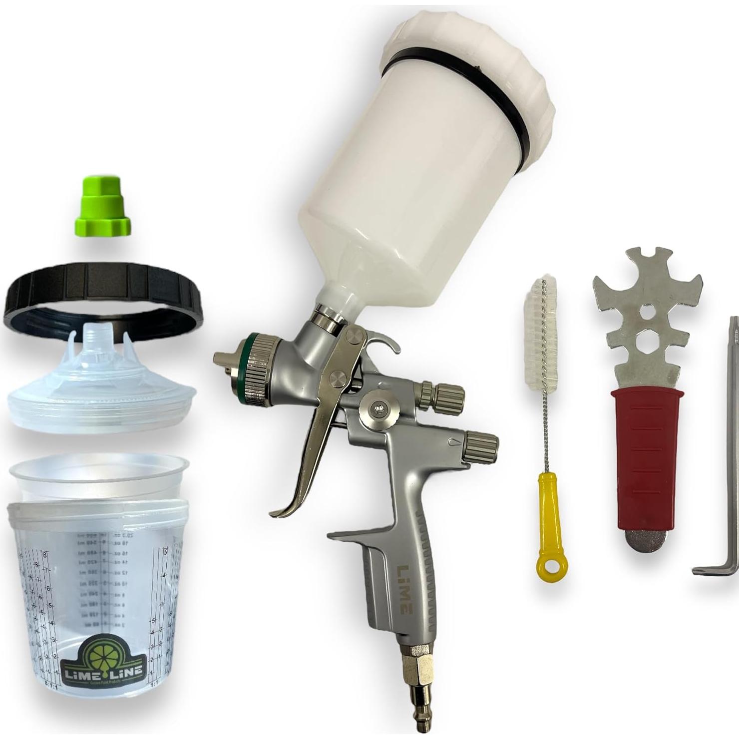 Pistola de pintura HVLP 1.3 LiME LiNE para automóviles