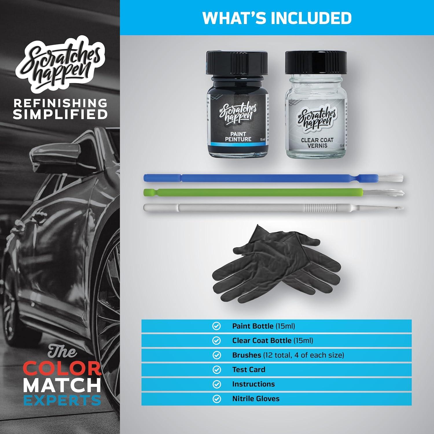 Kit de pintura de retoque ScratchesHappen - Oro blanco LR7L para Volkswagen