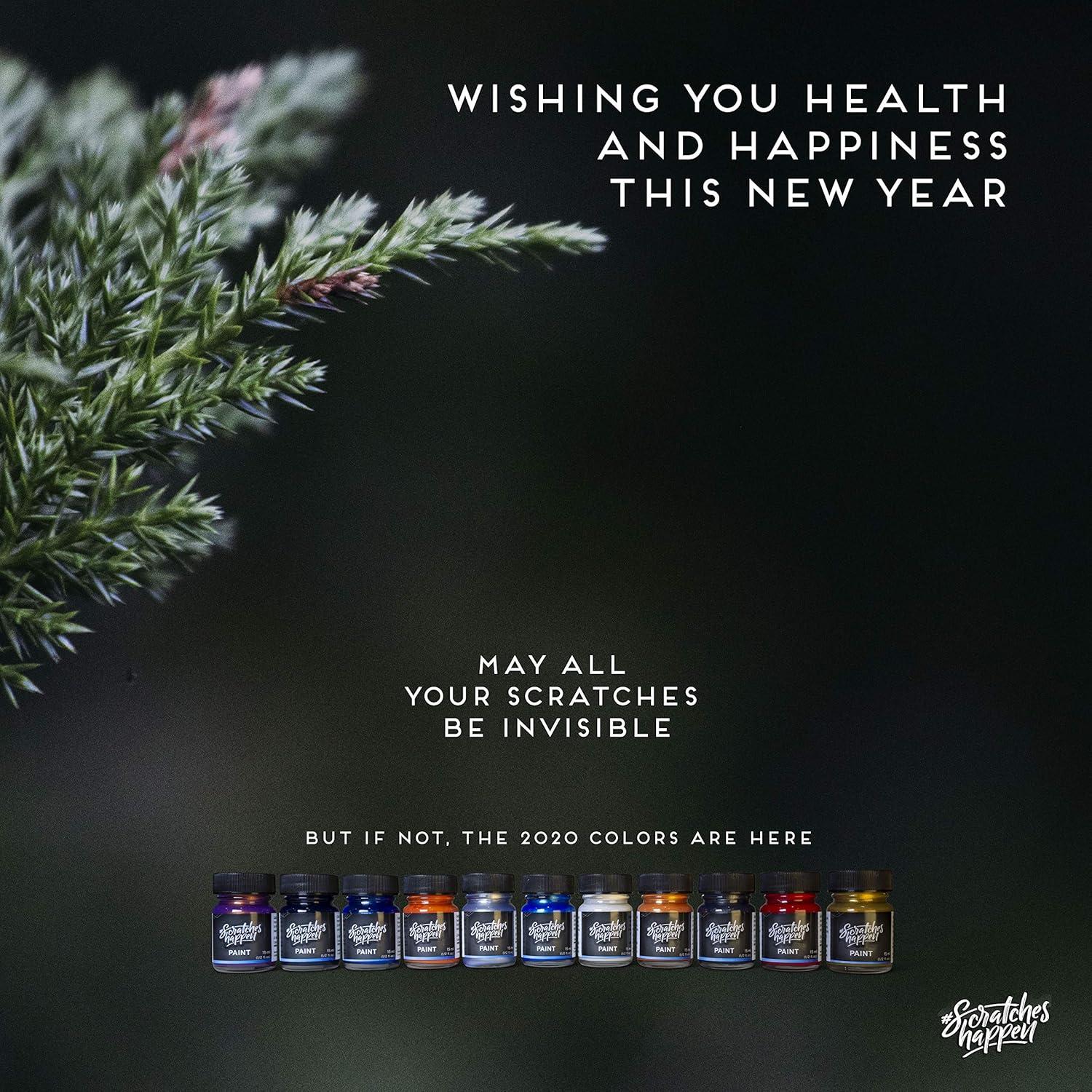 Kit de pintura de retoque ScratchesHappen - Negro metálico para Nissan