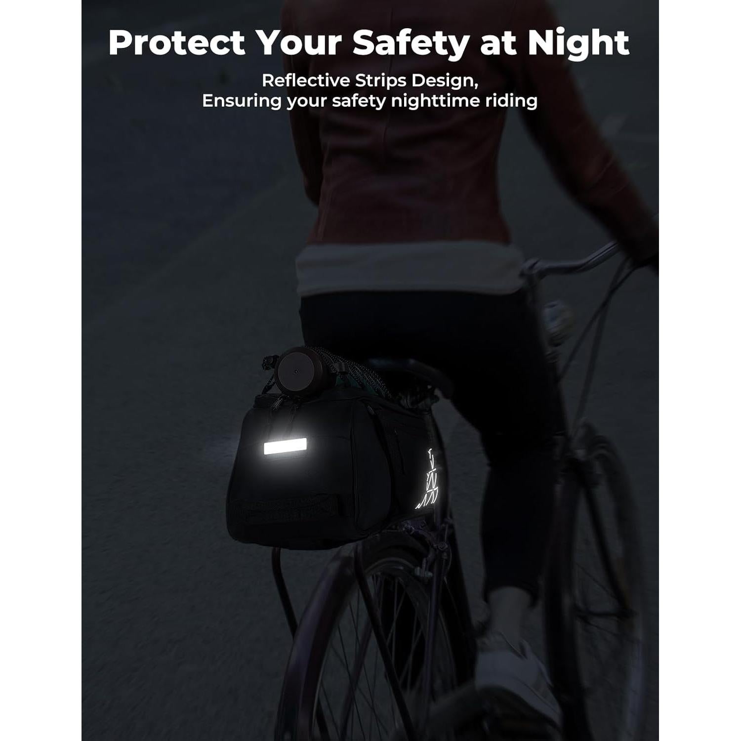 Bolsa de Soporte para Bicicleta KEMIMOTO 8L Resistente al Agua