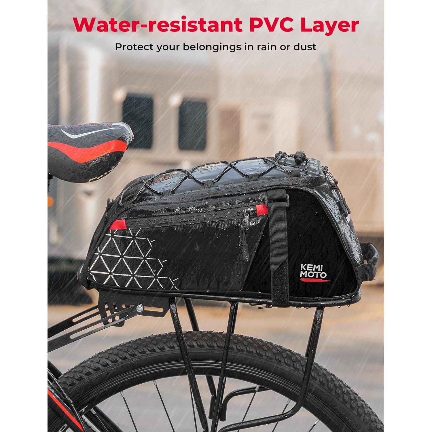 Bolsa de Soporte para Bicicleta KEMIMOTO 8L Resistente al Agua