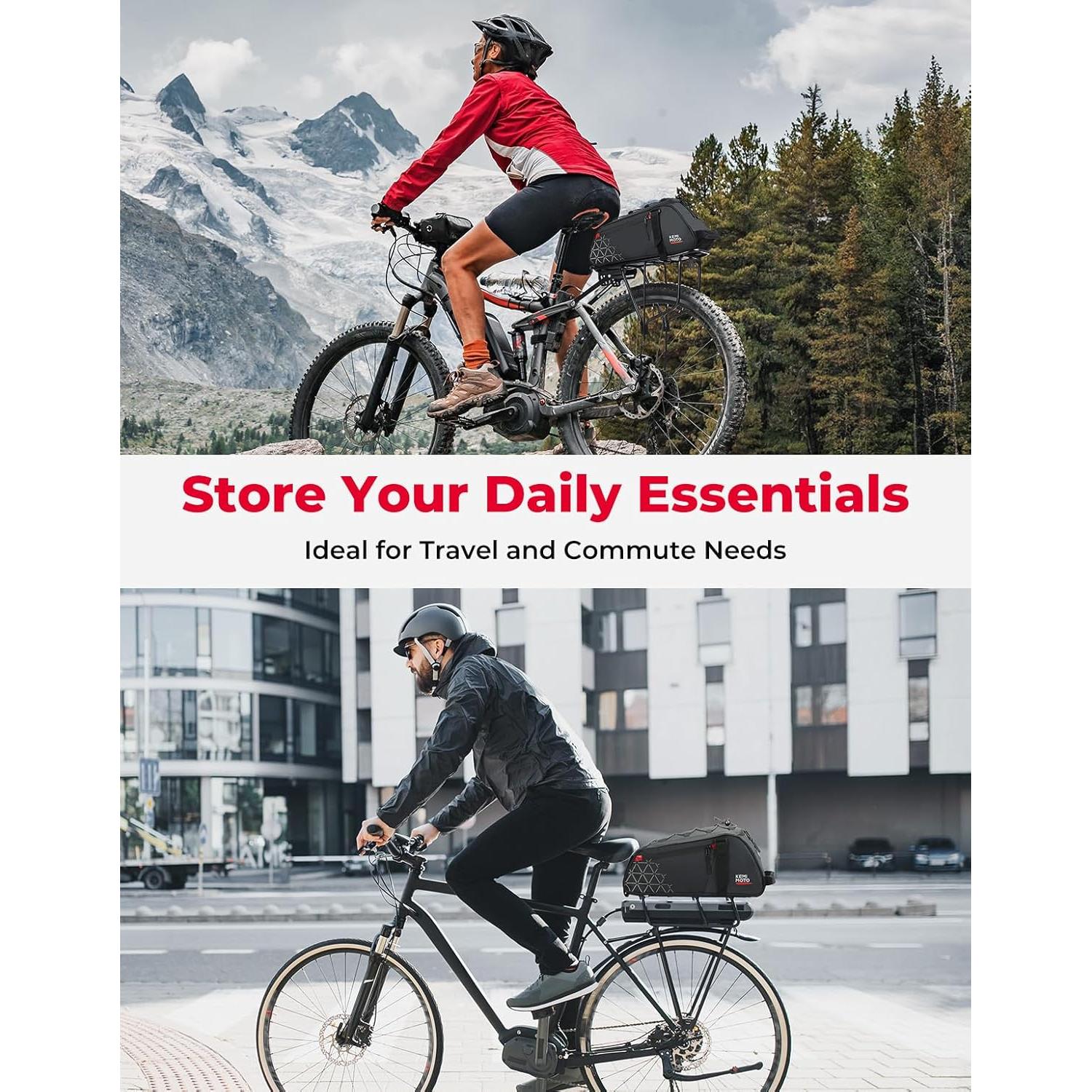 Bolsa de Soporte para Bicicleta KEMIMOTO 8L Resistente al Agua