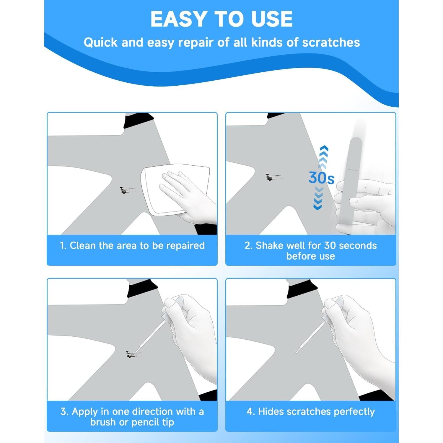 Kit de Pintura de Retoque RSACET Carbon Smoke Brillante 9g