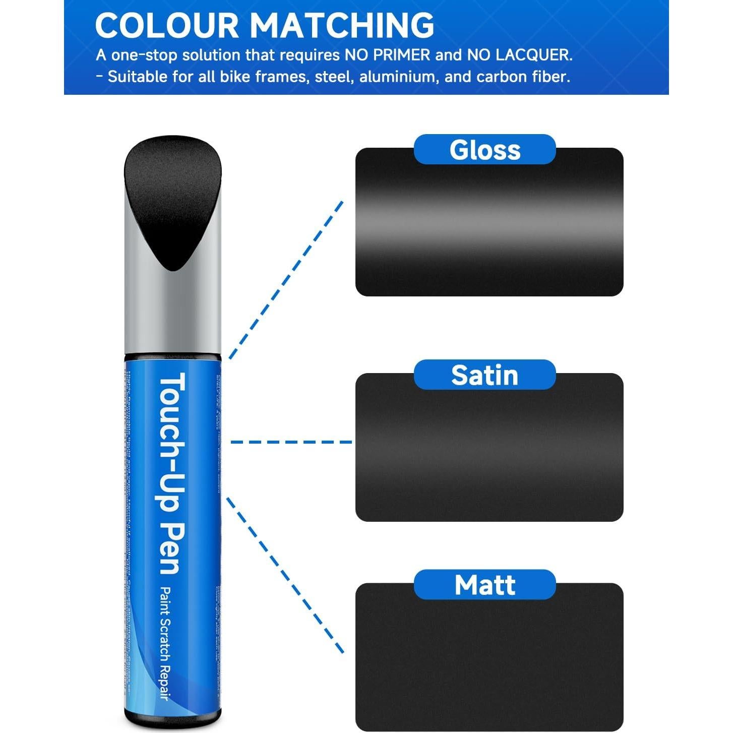 Kit de Pintura de Retoque RSACET Carbon Smoke Brillante 9g