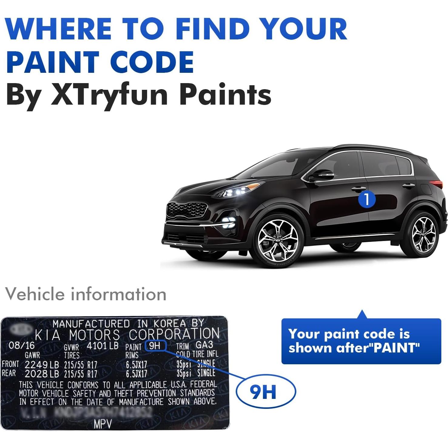 Kit de Reparación de Rayones Kia B2R Azul Profundo 29.57 ml