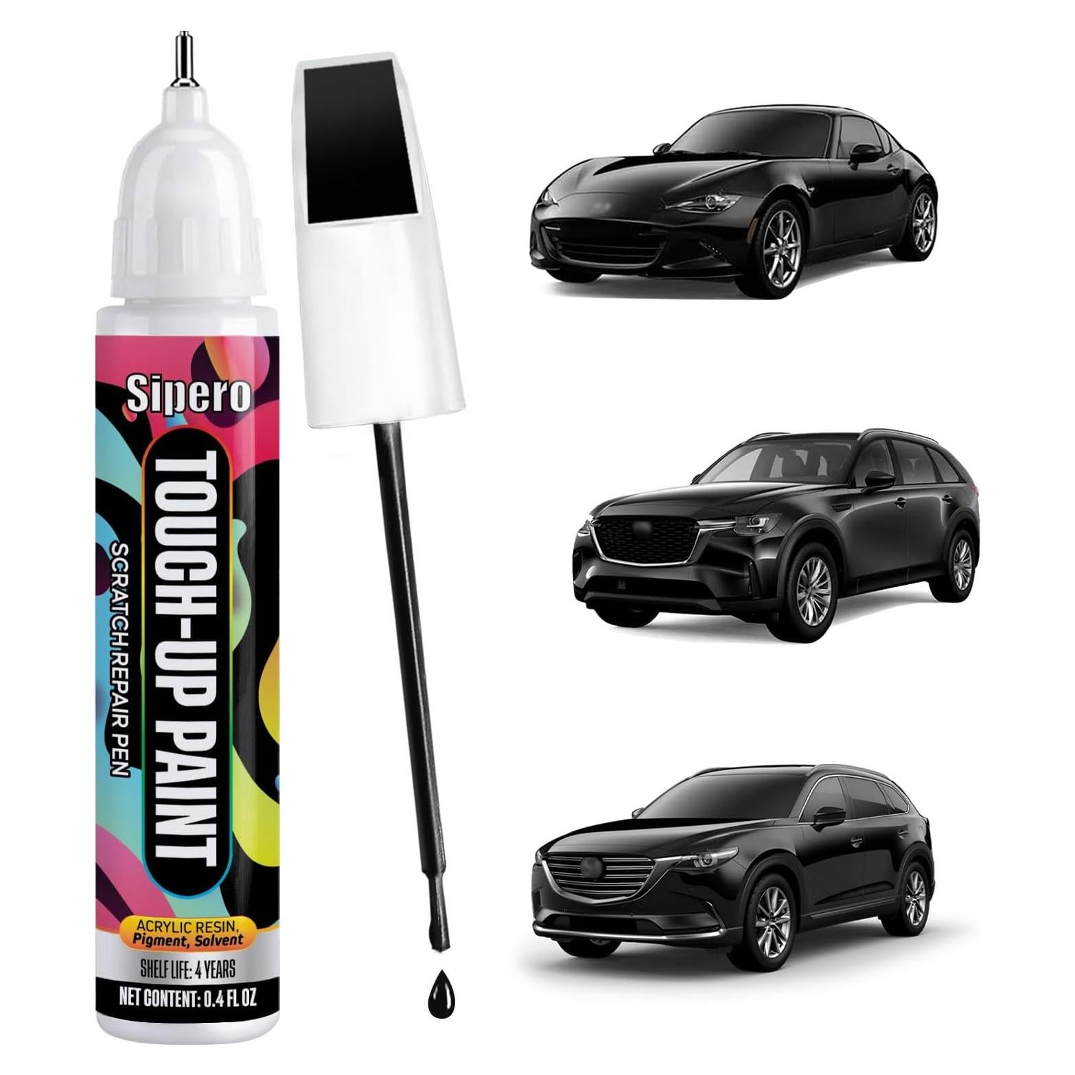 Pintura de Retoque Sipero Jet Black Mica 41W para Mazda