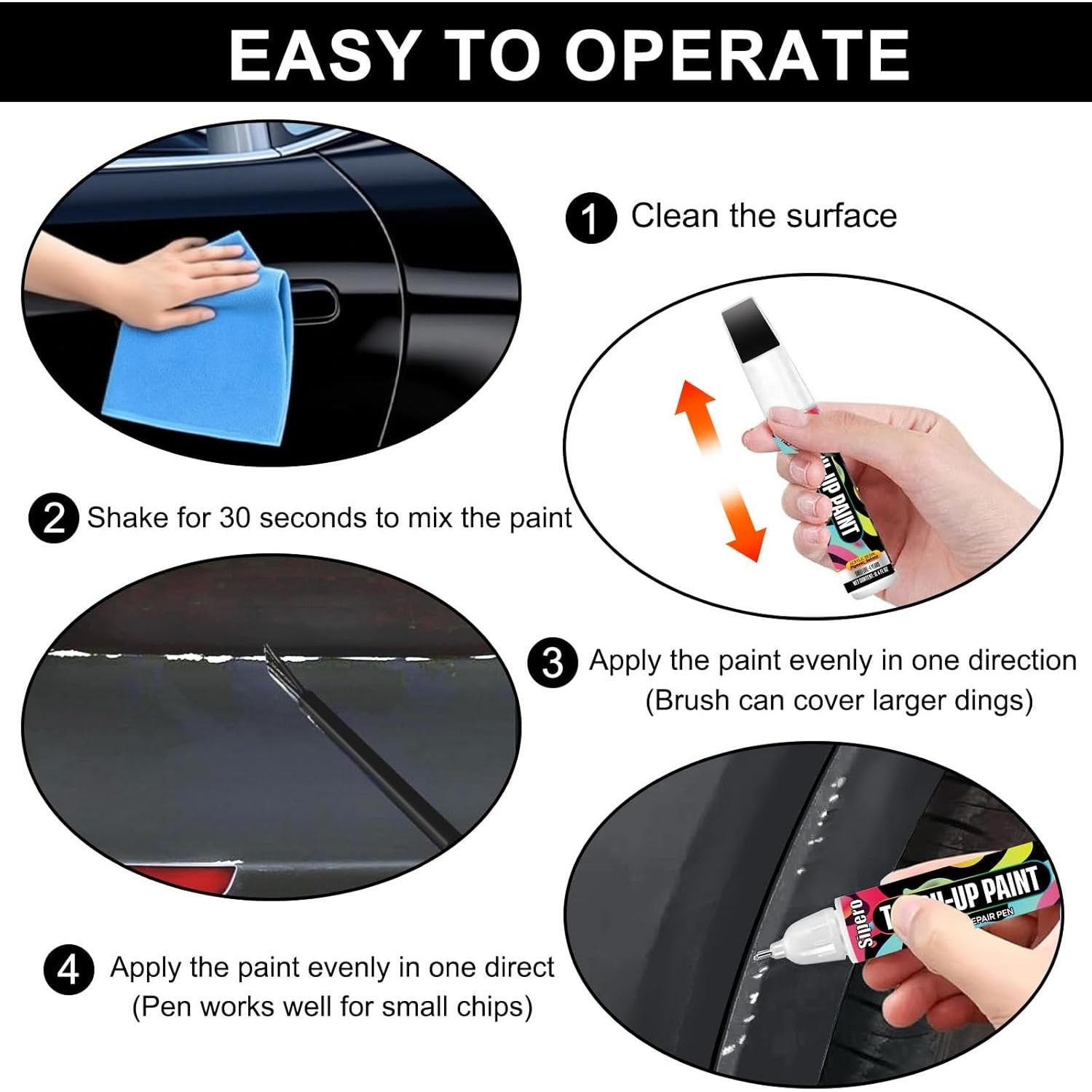 Pintura de Retoque Sipero Jet Black Mica 41W para Mazda