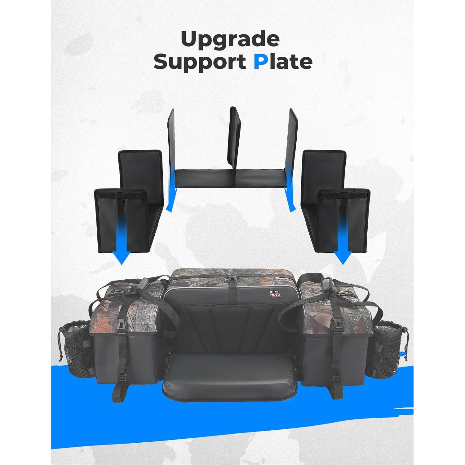 Bolsas de Almacenamiento KEMIMOTO 76L para ATV Camuflaje
