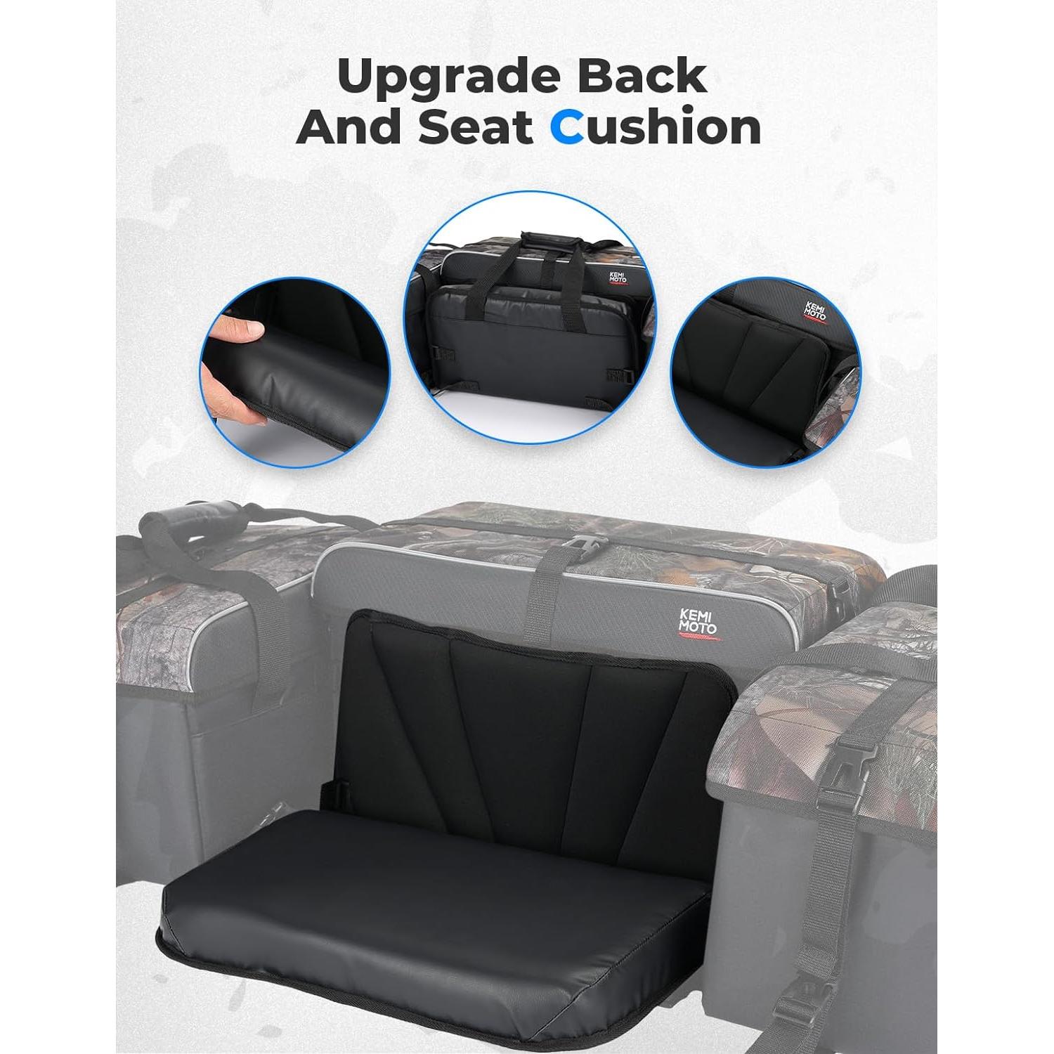 Bolsas de Almacenamiento KEMIMOTO 76L para ATV Camuflaje