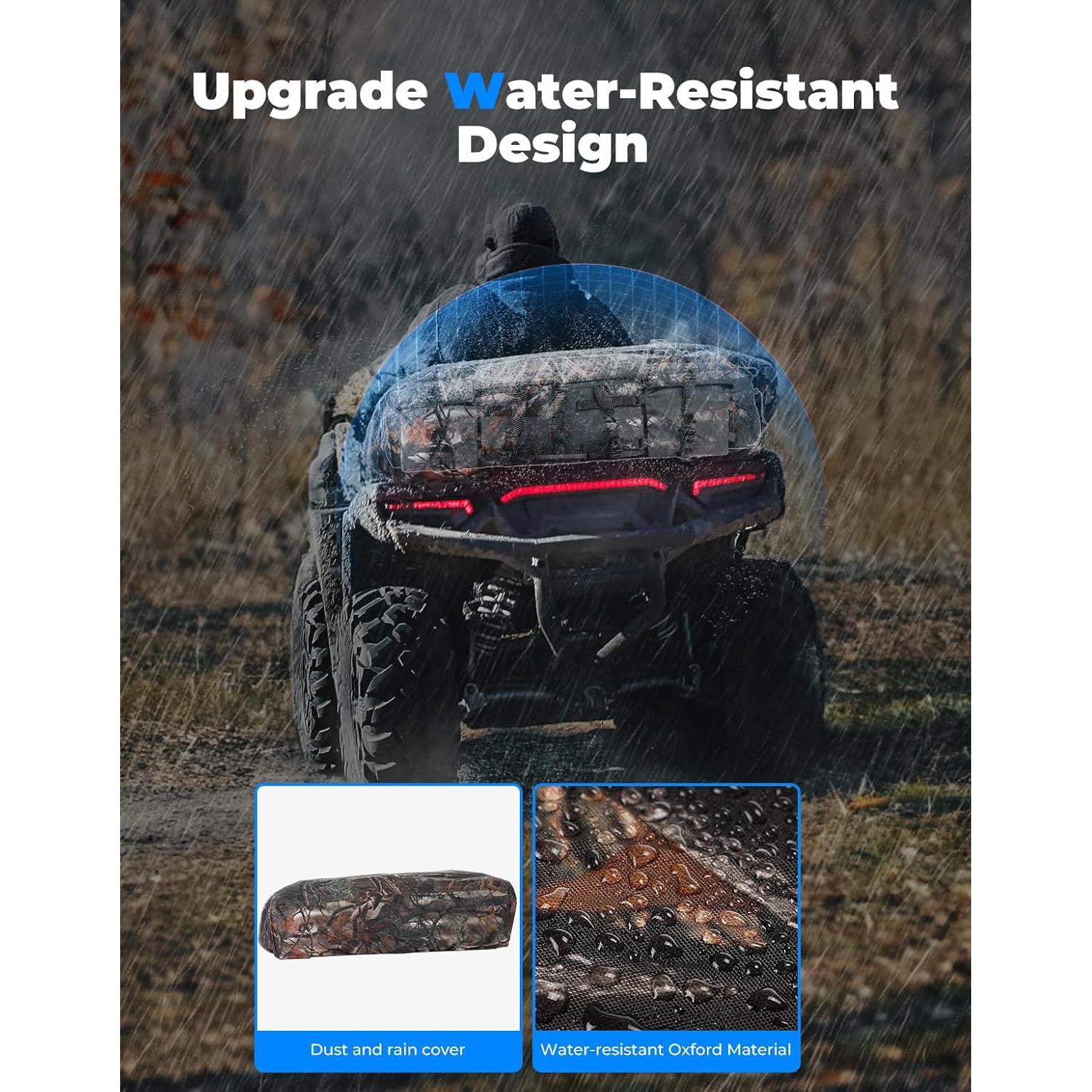 Bolsas de Almacenamiento KEMIMOTO 76L para ATV Camuflaje