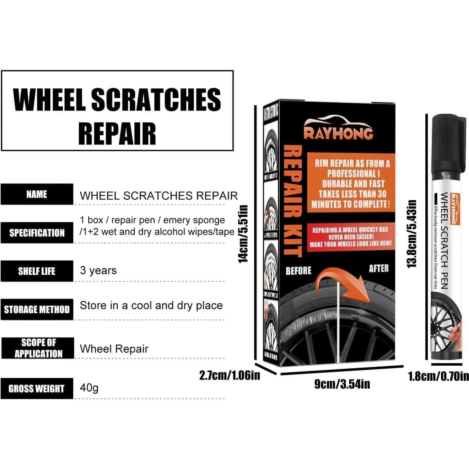 Kit de Reparación de Rines PodoNy - Pintura de Toque Rápido