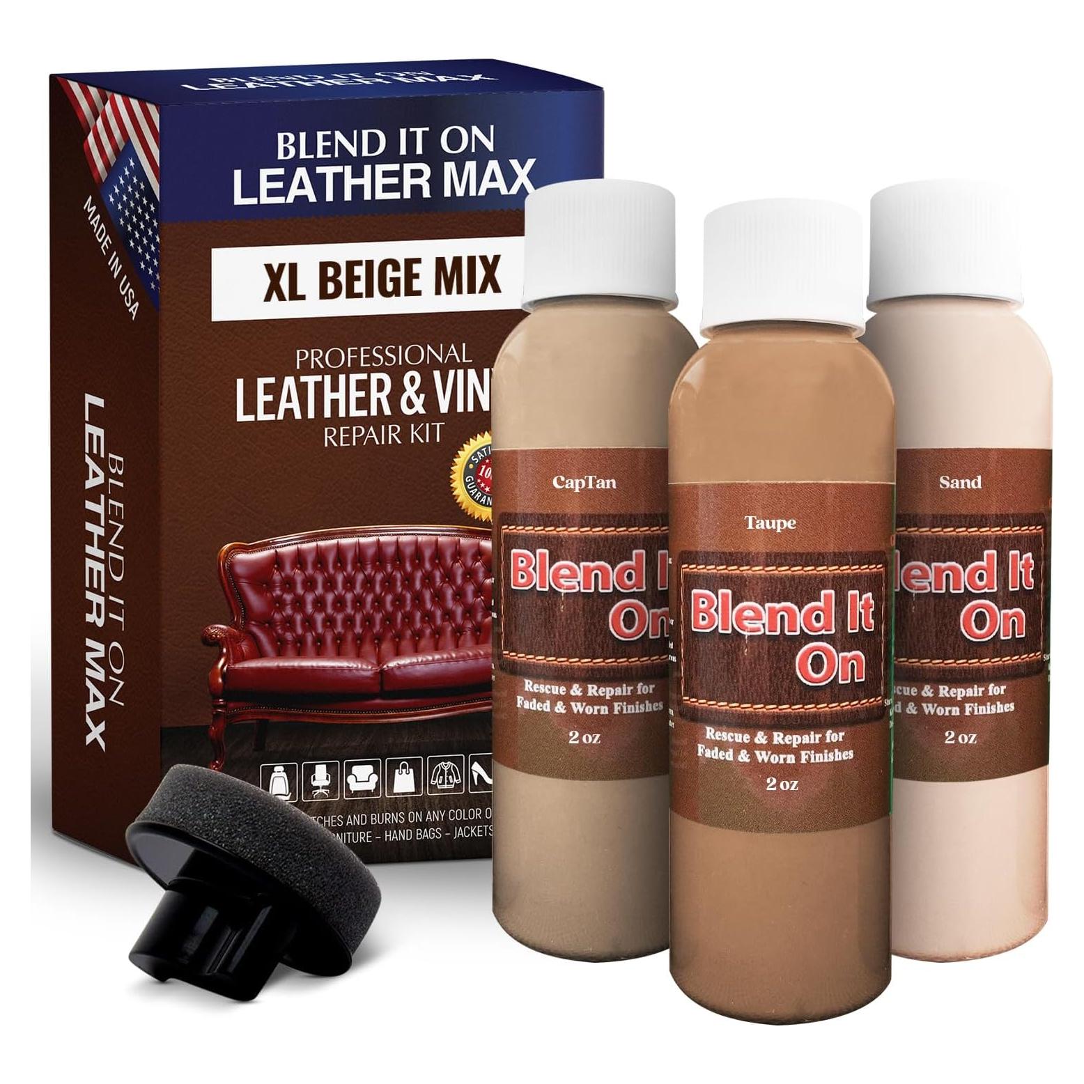 Kit de Reparación de Cuero Blend It On 3x6 Oz Beige