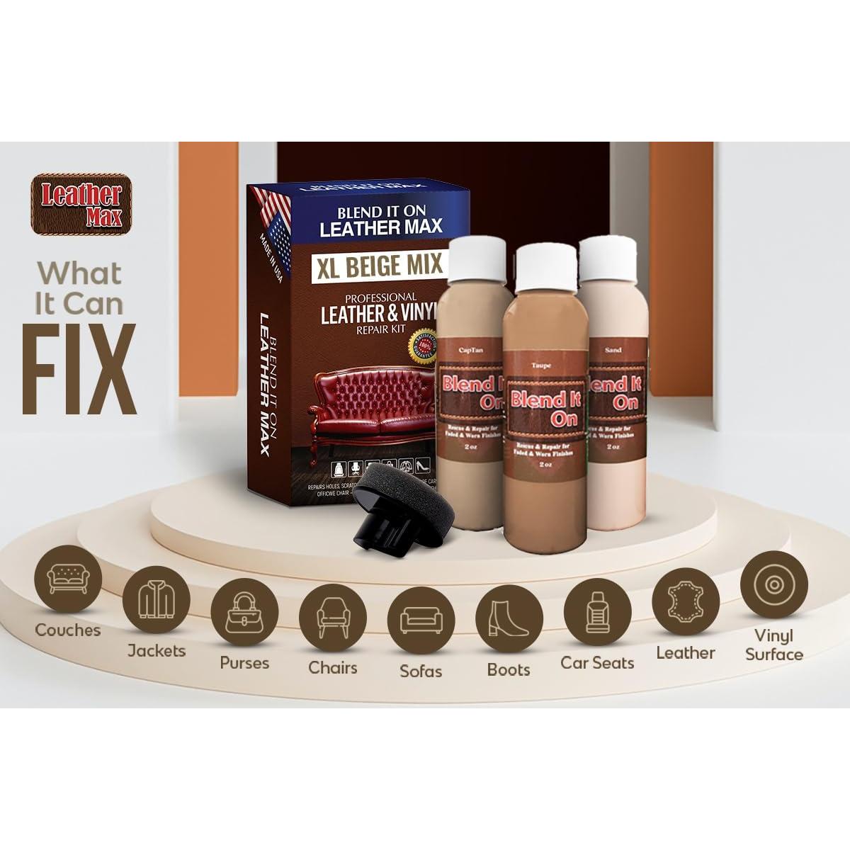 Kit de Reparación de Cuero Blend It On 3x6 Oz Beige