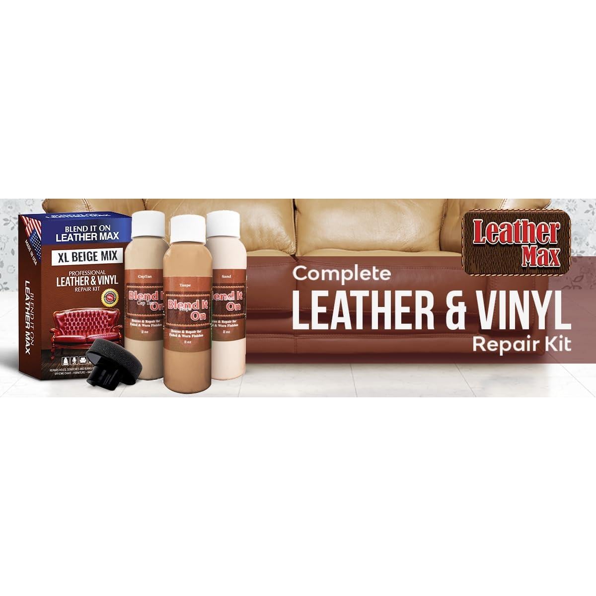 Kit de Reparación de Cuero Blend It On 3x6 Oz Beige