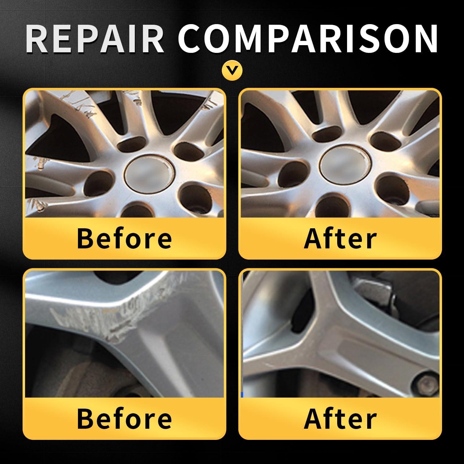 LIONBOW Pintura de Retoque para Ruedas - Plata Media 12ml