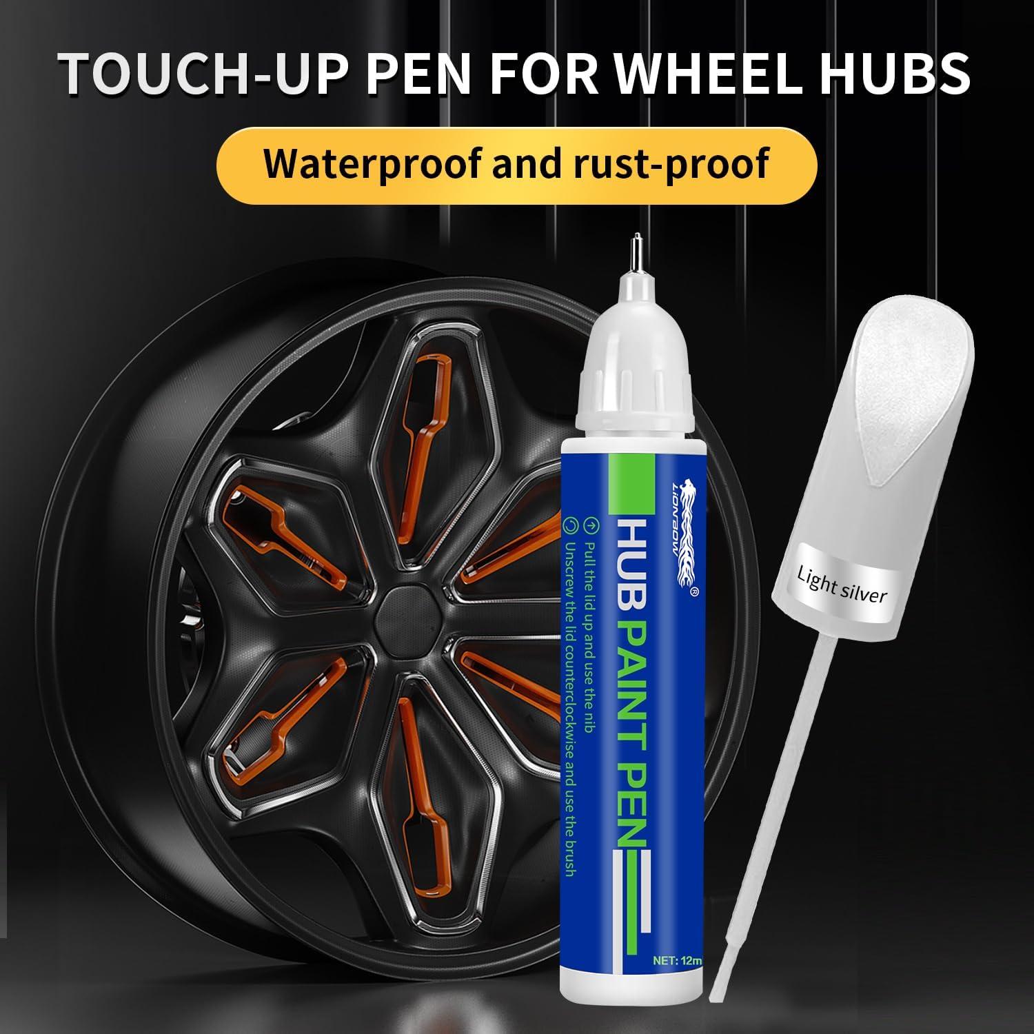 LIONBOW Pintura de Retoque para Ruedas - Plata Media 12ml