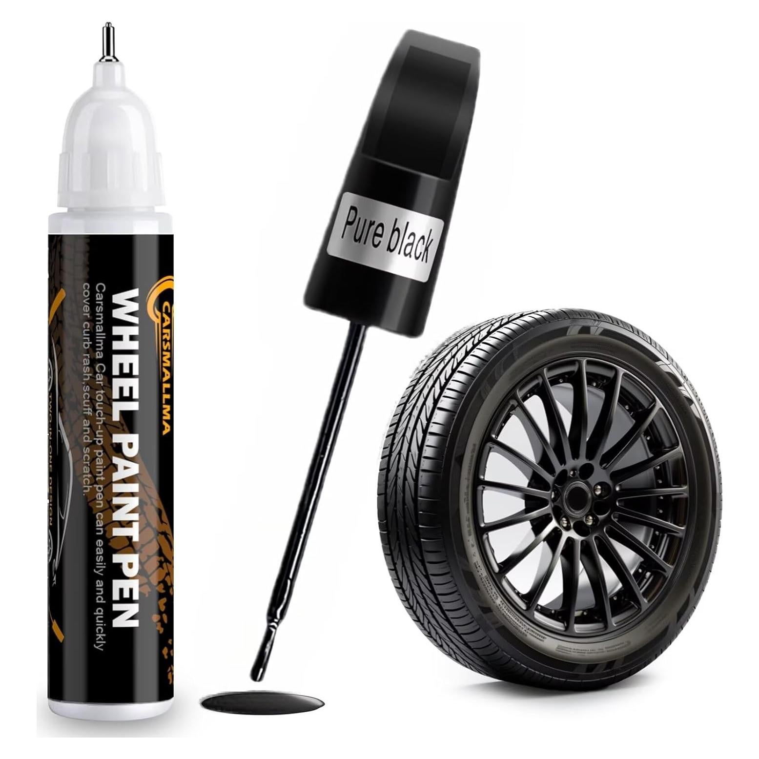 Pintura para Retoque de Llantas Carsmallma 11.8ml Negra