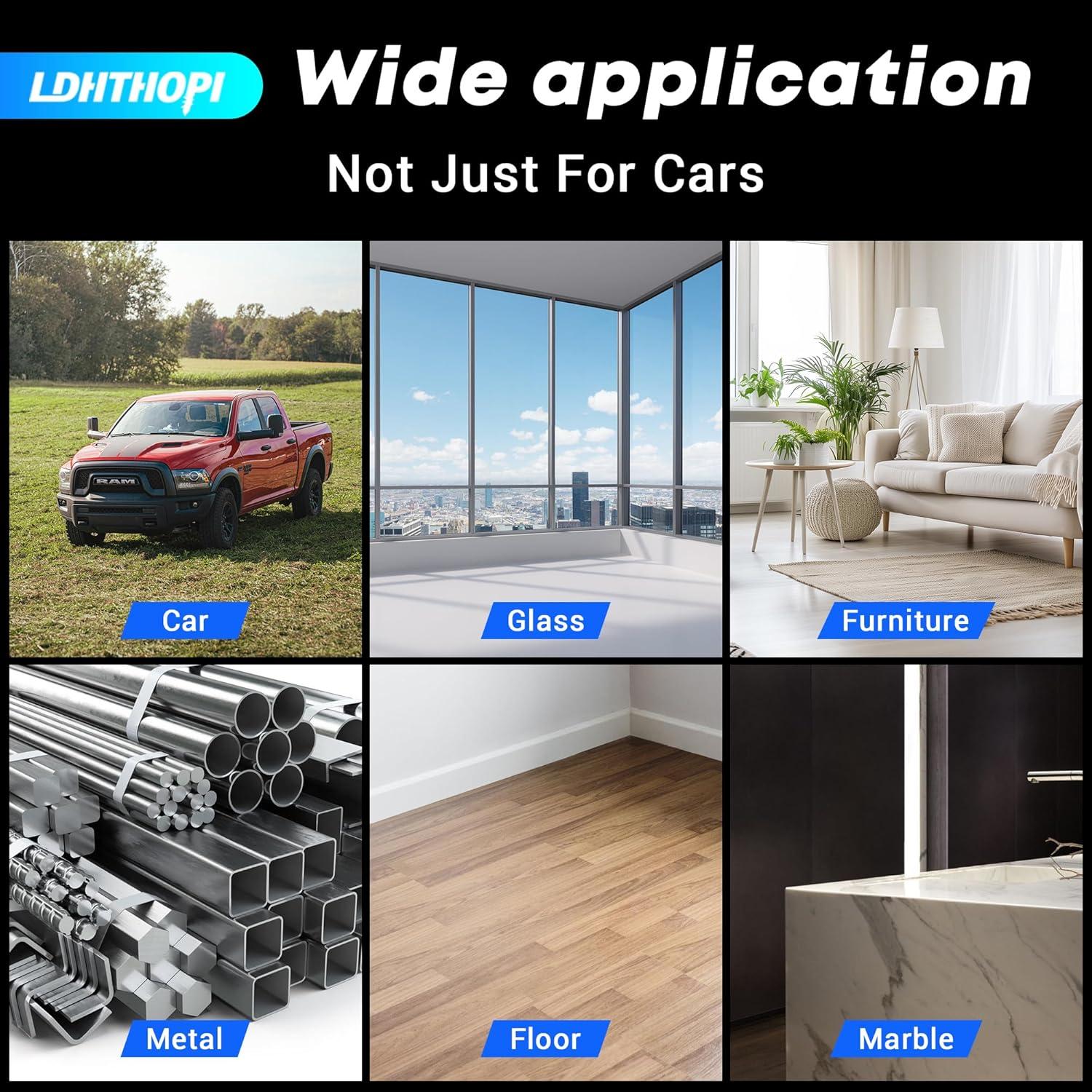 Pulidor Rotativo LDHTHOPI 1600W 7 Velocidades 7" para Coche